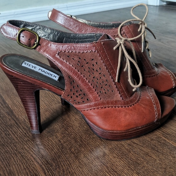 Steve Madden Shoes - Steve Madden Peep Toe Oxfords